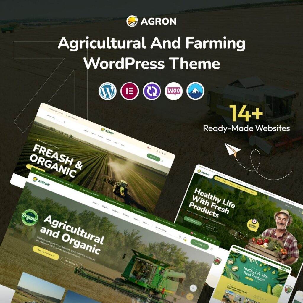 Agron – Agriculture & Organic Farm WordPress Theme