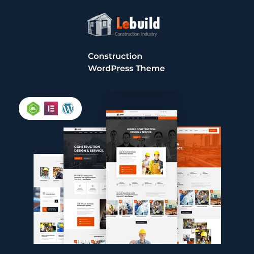 Lebuild – Construction Industry Company WordPress Theme