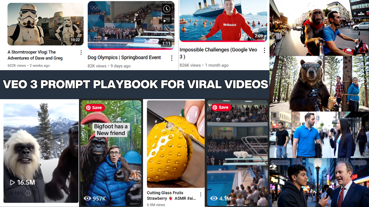Google VEO 3 Prompt Guide for Viral Videos