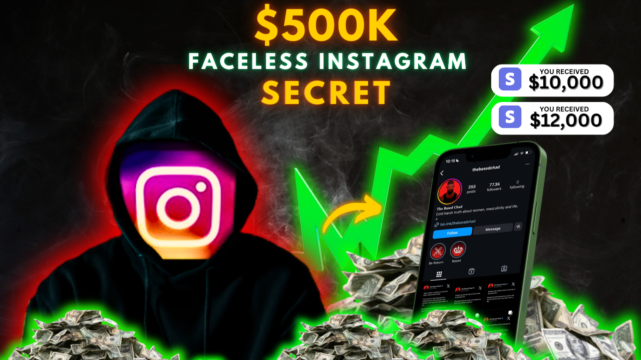 $500K+ With Faceless IG